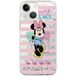ERT GROUP mobiel telefoonhoesje voor Apple Iphone 13 origineel en officieel erkend Disney patroon Minnie 028 optimaal aangepast aan de vorm van de mobiele telefoon, met glitter overloopeffect
