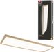 Paulmann Atria Shine Wood LED Plafondpaneel - IP44 - 3000K - 58x20cm - Houtlook