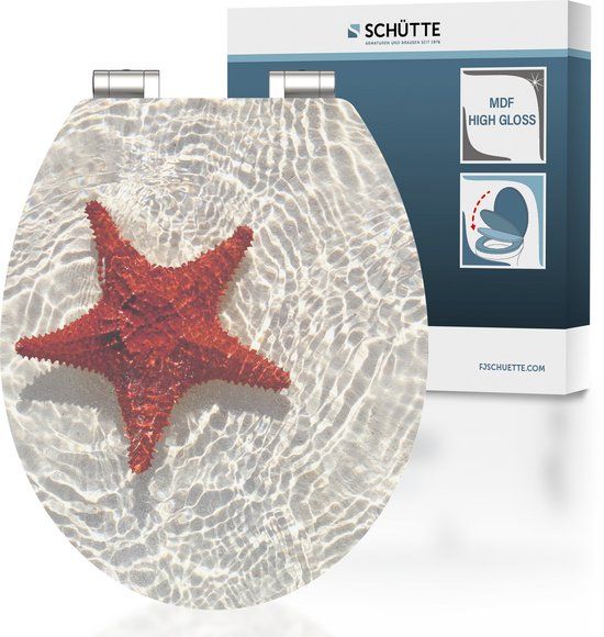 Schütte WC-bril 80541 Red Starfish