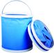 Merkloos Seau d'eau pliable - Seau d'eau de camping 9L - Bleu