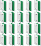 Kivora B.V. Zelfklevende Beugel (Kort) — Voor Klemmfix / Dubbele / Duo-rolgordijnen — Boorvrije Plakmontage — Set van 30 — Vervangend Accessoire voor Vaste PVC-ramen & Terrasdeuren