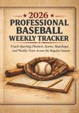 2026 Professional Baseball Weekly Tracker