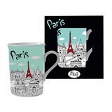Home Decoration Mokken Parijs, Multi kleuren, One Size