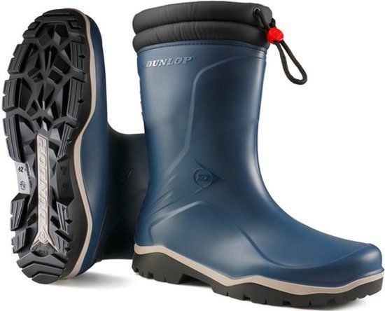 Dunlop Regenlaars Blizzard Kids Blue Schoenmaat 35