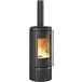 Nordica Extraflame Poêle à bois Marlena.16 7,5 kW Noir Anthracite Sortie Dessus