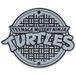 Open Road Brands Teenage Mutant Ninja Turtles Mangat Cover Metalen Muur Decor - Rond TMNT Logo-teken voor kinderkamer of mancave