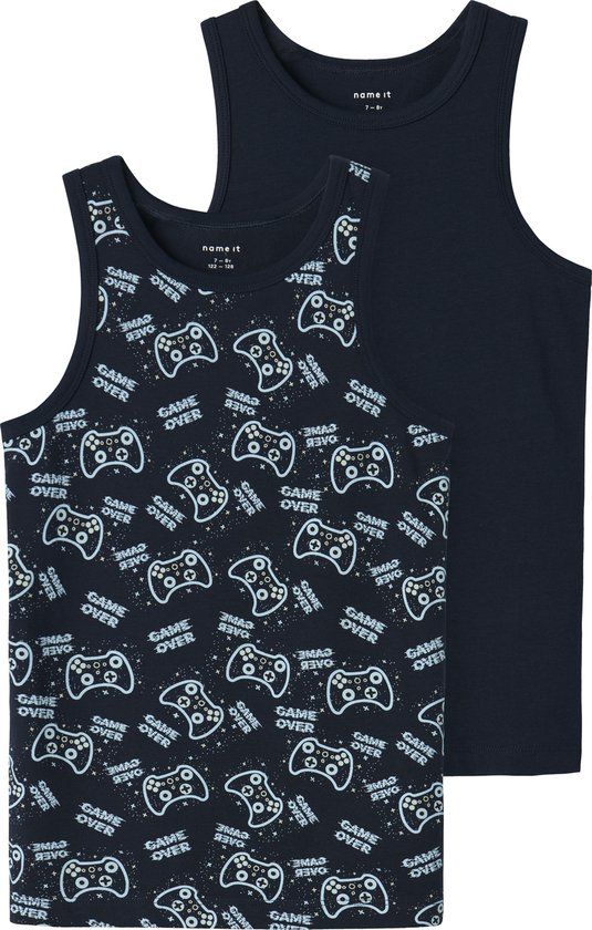 NAME IT - NKMTANK TOP 2P SAPPHIRE GAME NOOS - Jongens