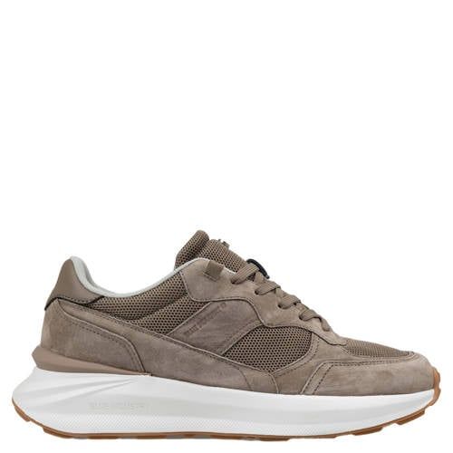 Blue Industry Blue Jogger suède sneakers taupe