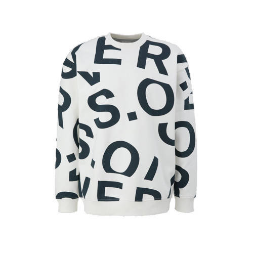 s.Oliver s.Oliver sweater met all over print wit