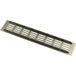 Gedotec Grille d'aération en aluminium avec entretoises rainurées, 60 mm - inox anodisé - 300 mm