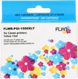 FLWR - Cartridges / Canon PGI-1500XL / geel / Geschikt voor Canon