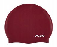 Sans marque Bonnet de bain en silicone noir