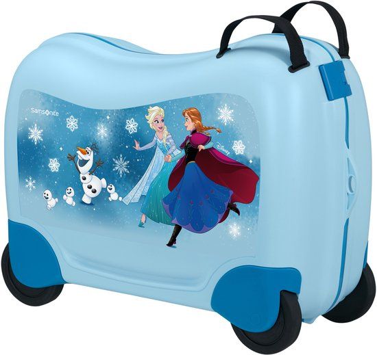 Samsonite Kinderkoffer - Dream2Go Disney Ride-on Suitcase Disney Frozen Magic Lichtblauw 52cm