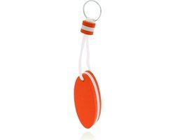 LGT JWLS Lookinggoodtoday Oranje Nautische Stijl Sleutelhanger - Blijft Drijven - Label Vorm