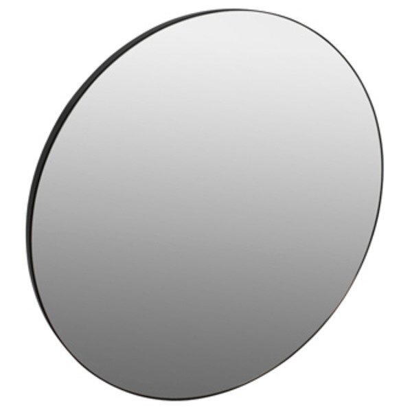 Plieger Nero Round spiegel rond 80cm m. zwarte lijst 0800304