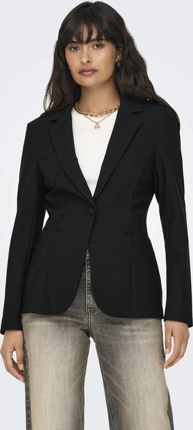 Only Blazer Onltravel L/s Fit Blazer Tlr 15324877 Black Women's Size - W38