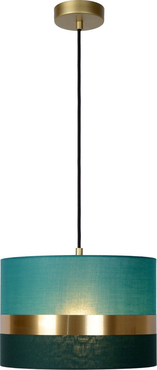 Lucide EXTRAVAGANZA TUSSE Hanglamp - Ø 30 cm - Groen - Stof