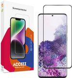 Accezz Screen Protector - Geschikt voor Samsung Galaxy S20 - Gehard Glass Full Cover