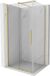 Mexen Velar paroi de douche coulissant 130 x 85 , transparent, or brossé