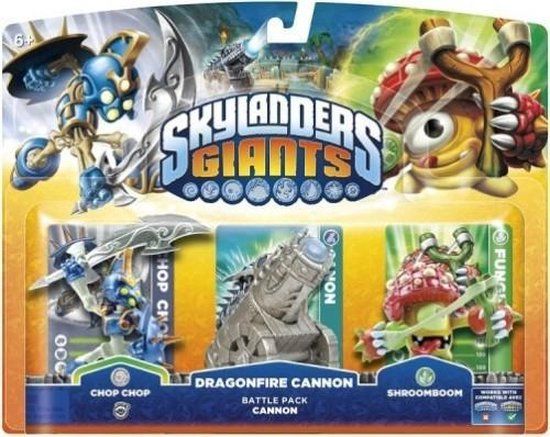 Activision Blizzard Entertainment Skylanders Giants Battle Pack Chop Chop, Shroomboom, Dragonfire Kanon Wii + PS3 + Xbox360 + 3DS + Wii U