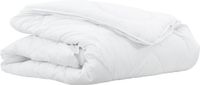 VidaXL Dekbed Blanc Microfibre 155 x 220 cm