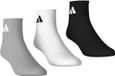 adidas Enkel-/kwartsokken Unisex korte sokken Enkelsokken 3 paar