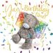 Me to You Bear Yay verjaardagstijd 3D verjaardagskaart, gemengd, maat: 6x6, ALV93037