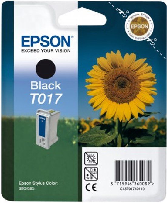 Epson T017 Zwart Origineel Inktpatroon