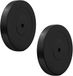 Paar rubberen schijven, verschillende gewichten van gietijzer, diameter 30 mm, trainingsplaten voor stangen en halters (2,5 kg, 2 halterschijven)