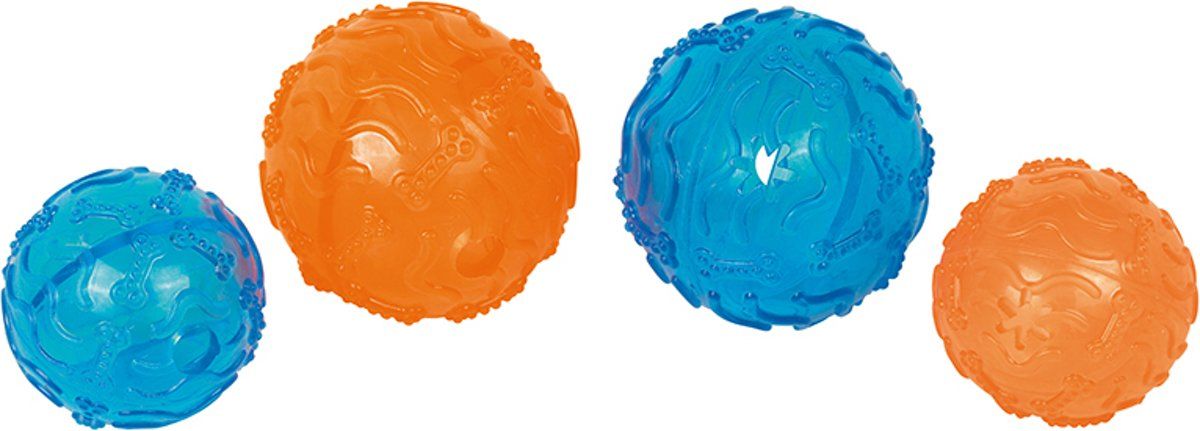 Nobby TPR snackbal - Blauw - Ø 10 cm