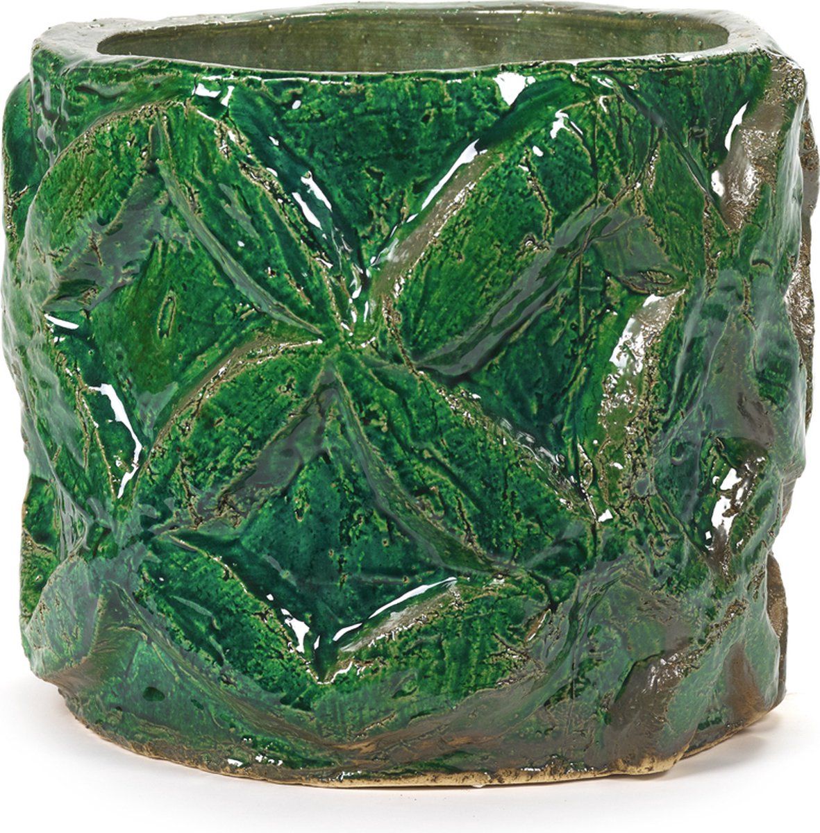 Serax Look At Me Bella Silva Bloempot - Groen - D 33 cm - H 28 cm