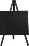 Securit Mini tripod table chalk board - Wood with lacquered black finish - 24x15cm