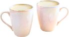 Siaki Koffiemok / theemok Faye - wit - set 2x - 220 ml - mokken - keramiek