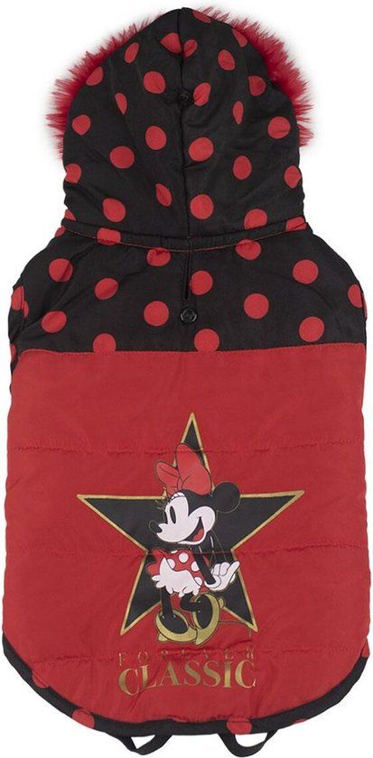 Hondenjas Minnie Mouse Zwart Rood XXS