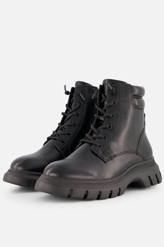 Marco Tozzi Veterboots zwart Synthetisch - Maat 38