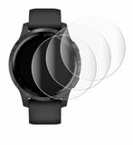 Savvies - Screenprotector voor Garmin vivoactive 4 (45 mm) - Folie Beschermfolie transparant volledig dekking 4 Stuks