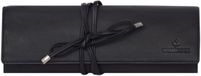 WINDROSE Nappa Jewellery Roll Sieradendoos Zwart Leer Dames