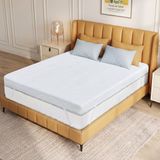 Daity Matrastopper 180x200 cm – Gel Topmatras 7,5 cm – Mousse froide – Housse amovible