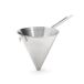De Buyer Conische zeef voor speciale Chinese patisserie. 0,8 mm gaten (en hygiënischer dan kaasdoek) Diamètre 23