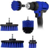 Merkloos Drill Brush - Boormachine Borstel - Borstelset voor Boormachine - Boorborstels - Blauw