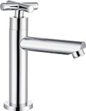 Sans marque Robinet de fontaine Robinet d'eau froide Robinet de toilettes invités - Robinet d'eau froide sur pied - chrome - TR1014N