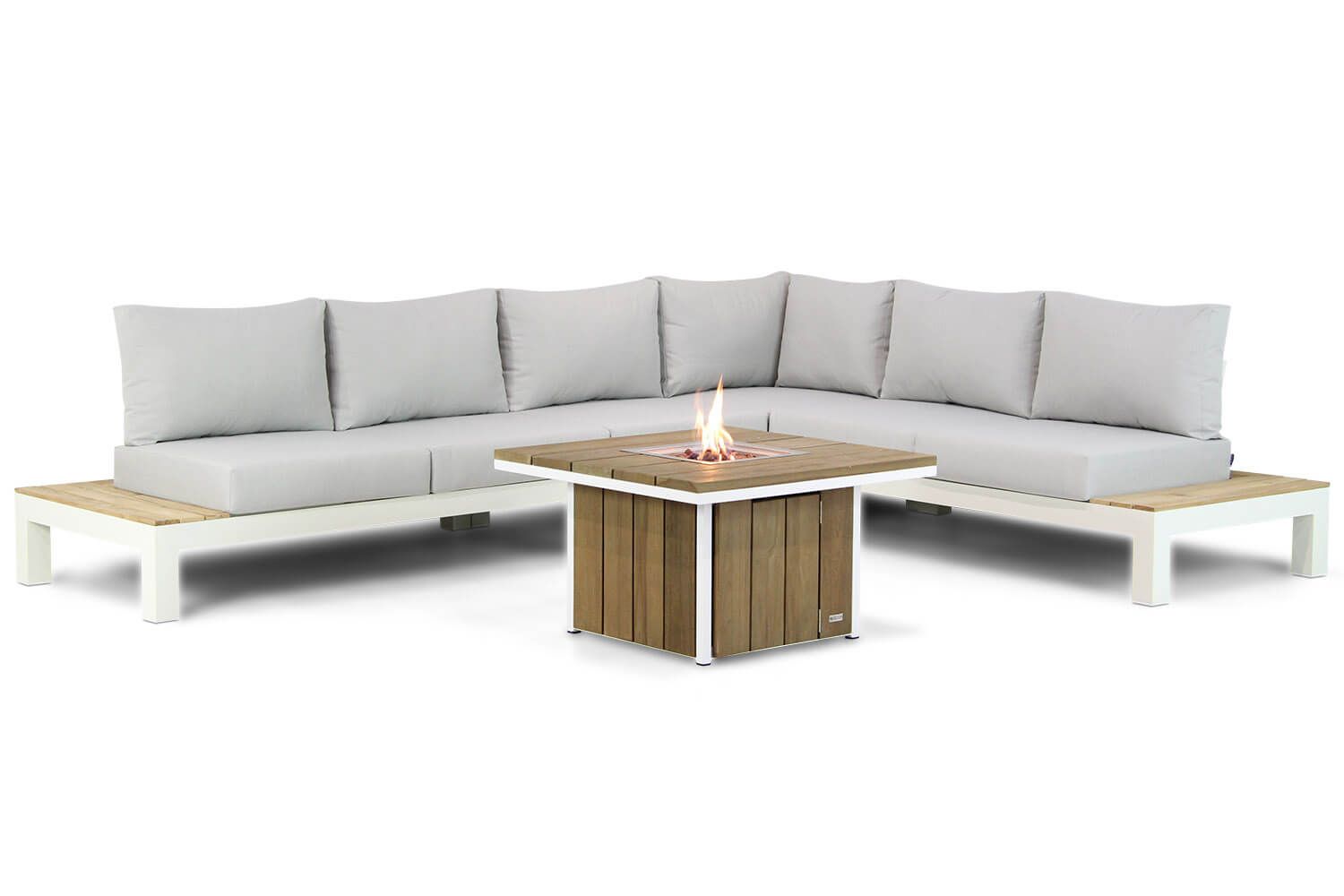 Lifestyle Garden Furniture Ravalla/Seaside 90 cm Hoek Loungeset 5-delig - 7423614435472