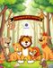Animal coloring book