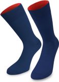 normani 1 paar sokken „Bi-Color“ marineblauw/rood