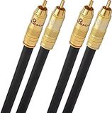 Oehlbach NF 214 Master 70 audio kabel 0,7 m 2 x RCA Zwart, Antraciet