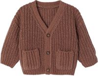 Vertbaudet Babyvestje met V-hals van grof gebreide stof