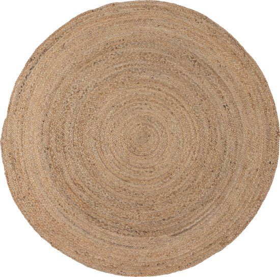 WOOOD Ross Rug - Jute - Natural - 150x150cm