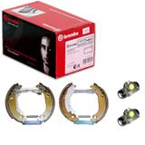 BREMBO Bremsbackensatz K23027 | Compatibel met: FIAT PUNTO, PUNTO Cabriolet, PUNTO Van, LANCIA Y