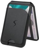 Scapade MagCard Magnetische Card Holder met Find My – Geïntegreerde Apple 'Zoek mijn' tracking – Opslag voor 3 kaarten – Duurzame materialen voor dagelijks gebruik - Zwart
