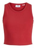 JACK & JONES Dames Jxfallon Str Sl Rib Top Jrs Noos Tanktop, Racing Red.